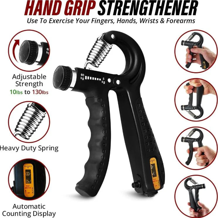 Grip MasterPro° Kit Desbloquea máxima fuerza en manos y antebrazos