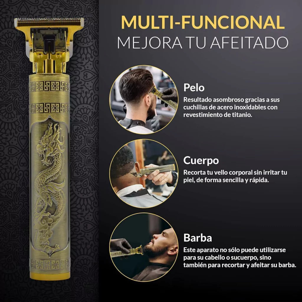 Máquina De Afeitar USB Barba/Cabello Portátil