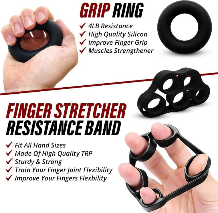 Grip MasterPro° Kit Desbloquea máxima fuerza en manos y antebrazos