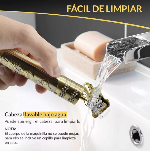Máquina De Afeitar USB Barba/Cabello Portátil