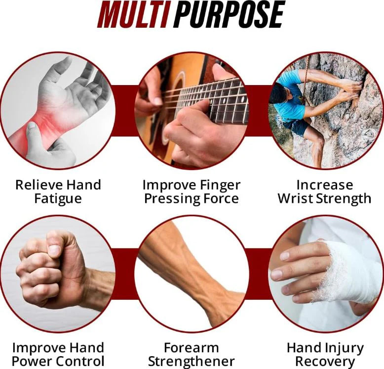 Grip MasterPro° Kit Desbloquea máxima fuerza en manos y antebrazos