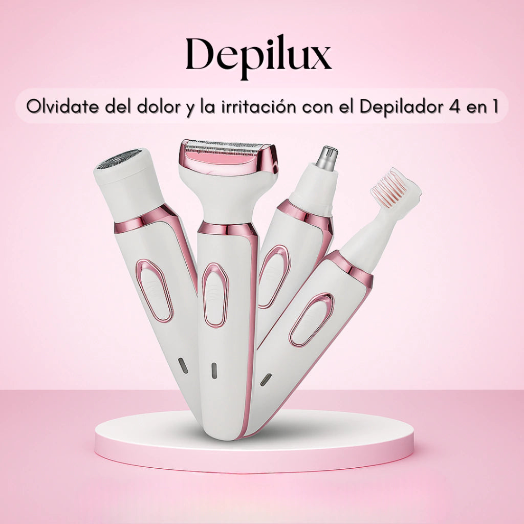 Depilux 4 en 1 - Depilación completa, suavidad absoluta