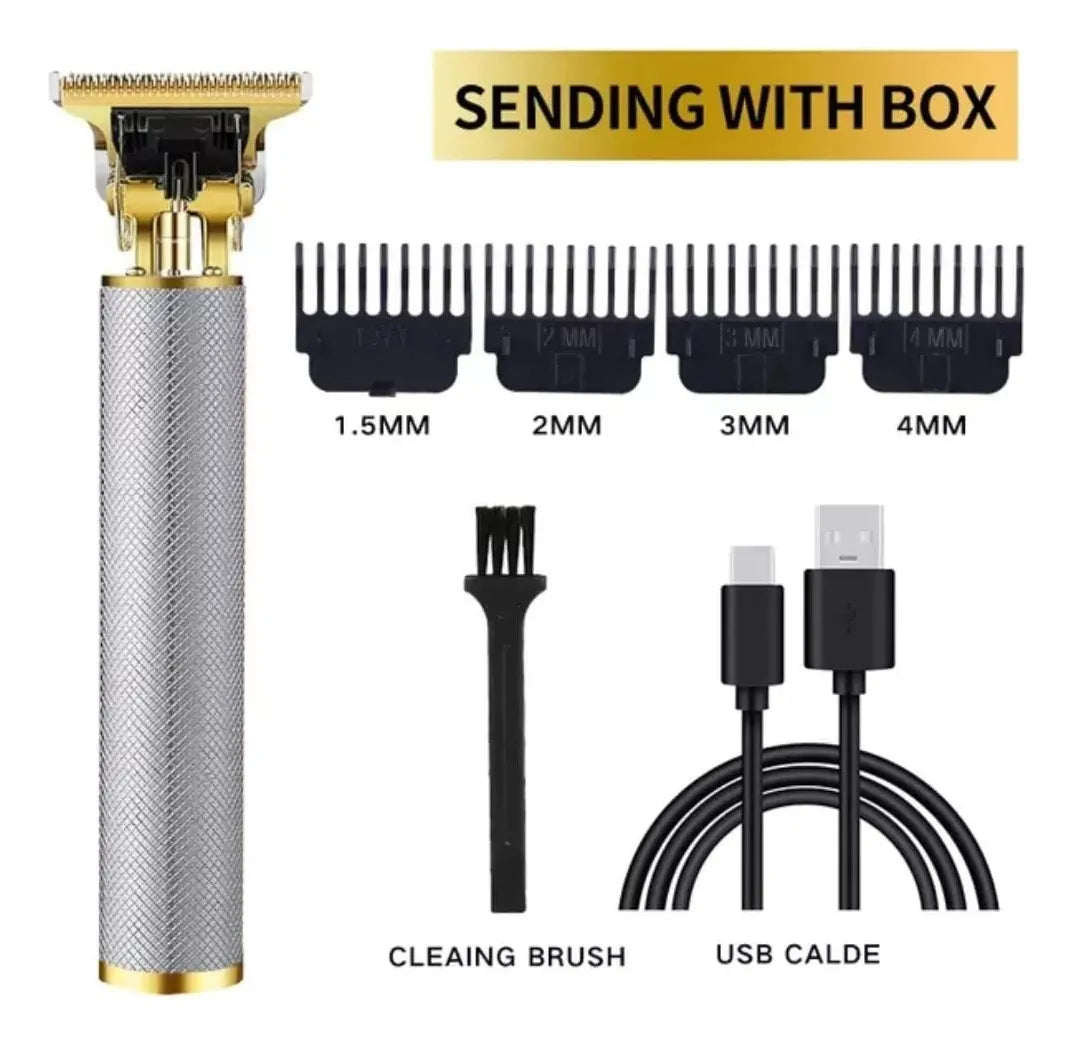 Máquina De Afeitar USB Barba/Cabello Portátil