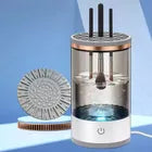 LIMPIADOR DE BROCHAS MAQUILLAJES AUTOMATICO Y RECARGABLE