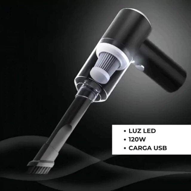 Aspiradora Portátil 3 en 1 + Accesorios + Removedor de pelusas de regalo