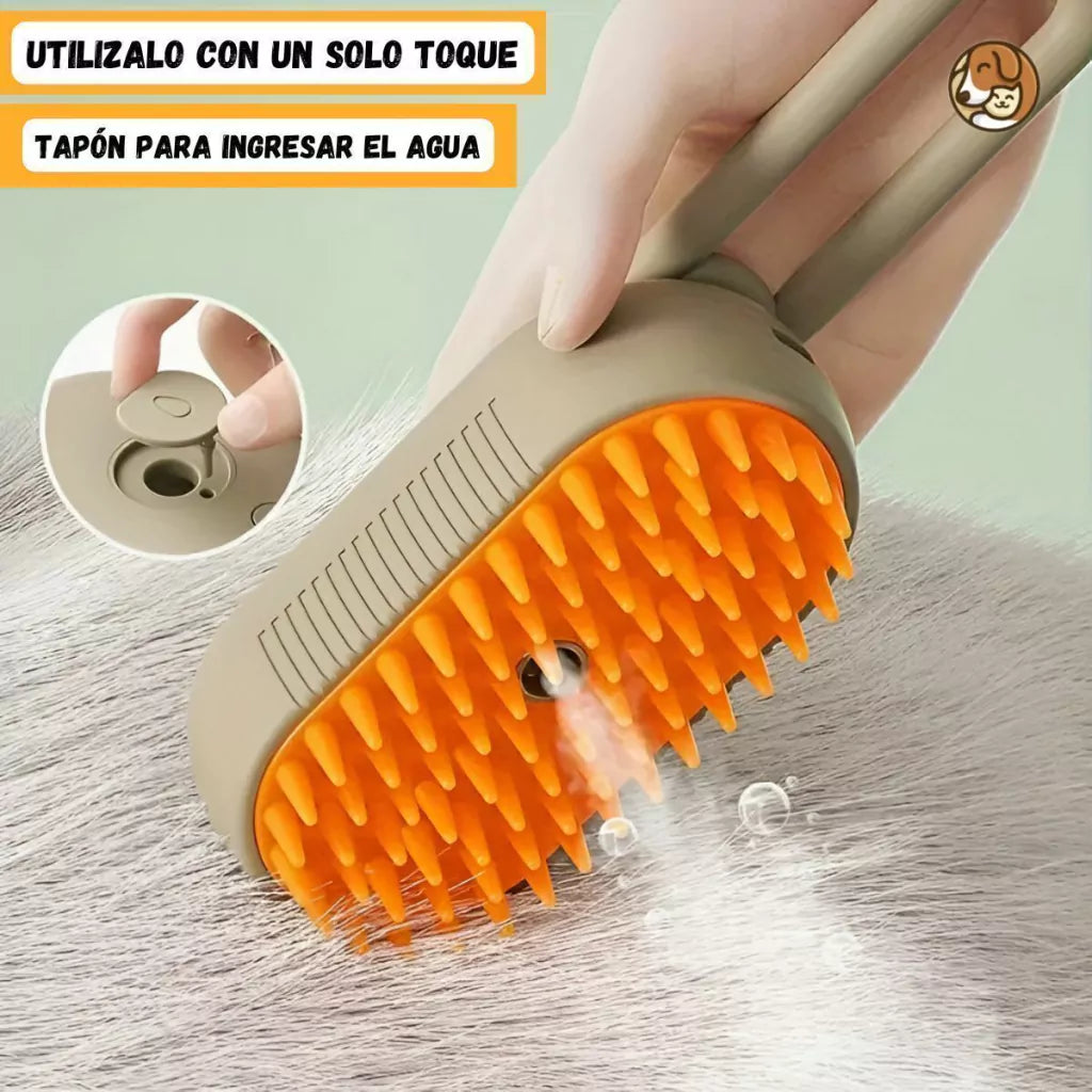 CEPILLO QUITAPELOS A VAPOR" MASCOTAS LIMPIAS"
