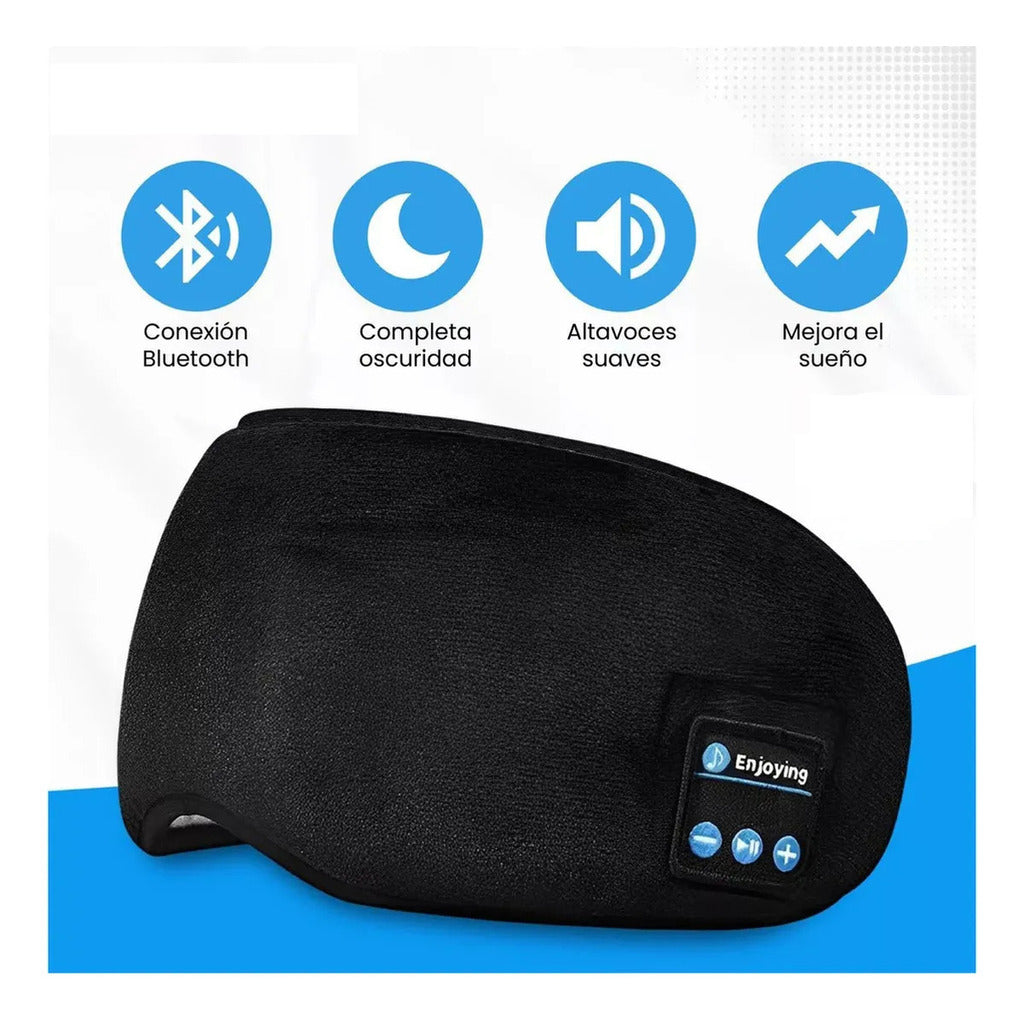 ANTIFAZ INTELIGENTE CON BLUETOOTH Y AURICULARES INTEGRADOS - DORMI MEJOR