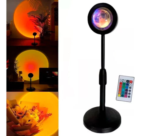 LAMPARA SUNSET - EFECTOS AMBIENTES MÁGICOS Y RELAJATES