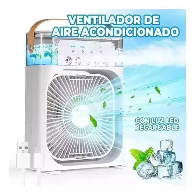 Mini Ventilador y Aire Acondicionado ¡RELAJATE CON LA FRESCURA!