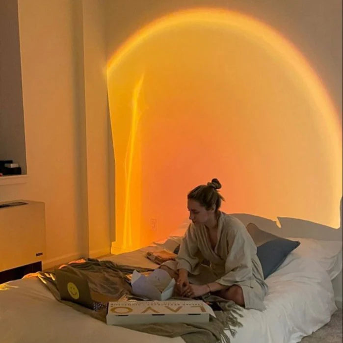 LAMPARA SUNSET - EFECTOS AMBIENTES MÁGICOS Y RELAJATES