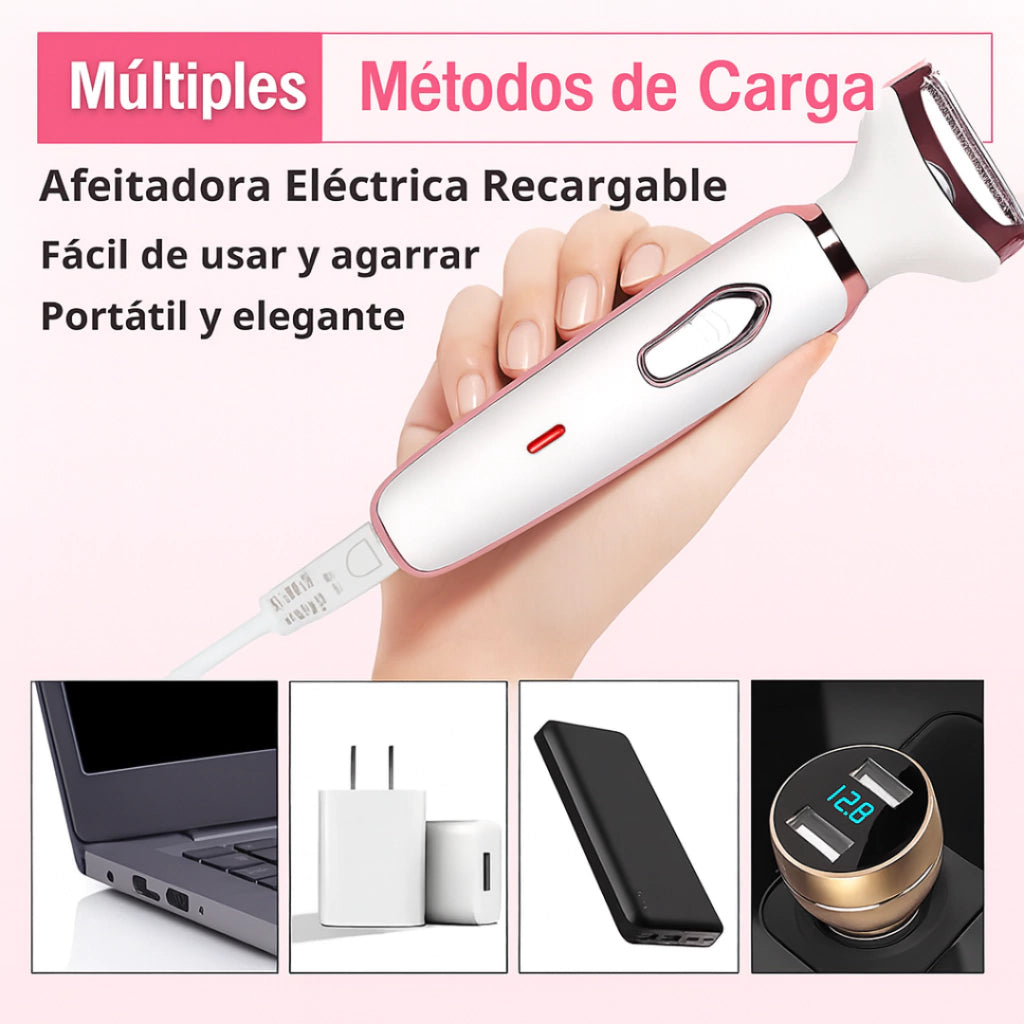 Depilux 4 en 1 - Depilación completa, suavidad absoluta