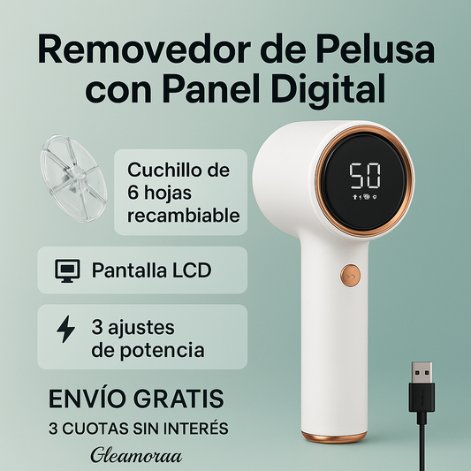 Removedor de Pelusa con Panel Digital