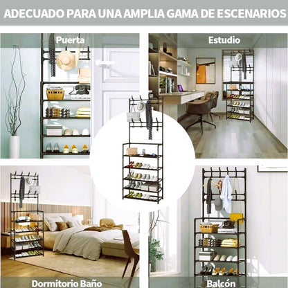SpaceRack™ Perchero Organizador 3en1