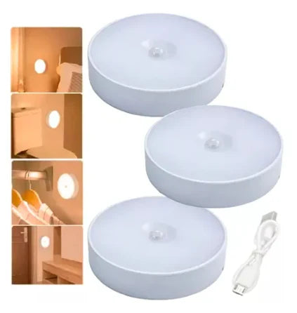 AutoGlow™ - Luz LED con Sensor de movimiento x 3 u.