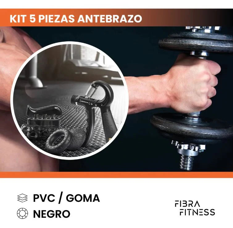 Grip MasterPro° Kit Desbloquea máxima fuerza en manos y antebrazos