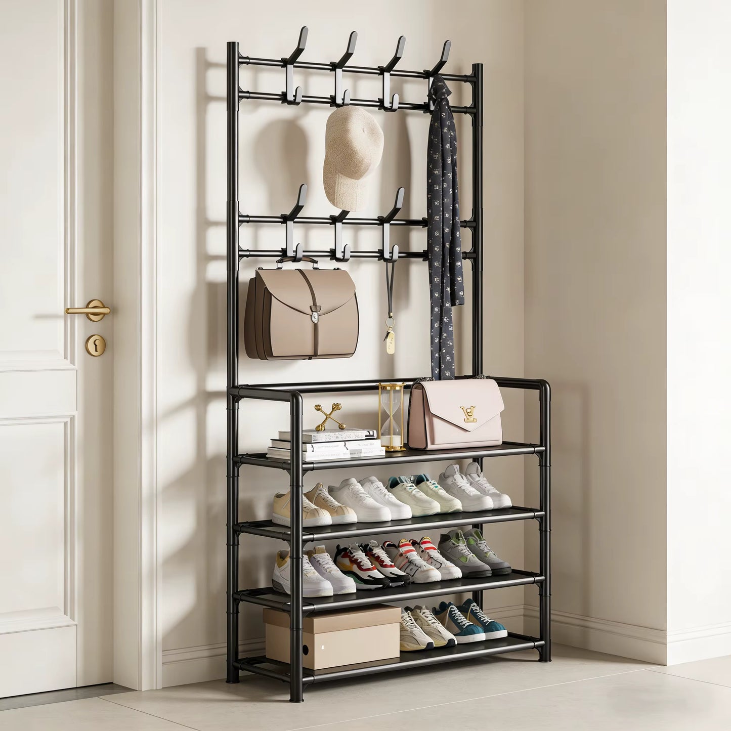 SpaceRack™ Perchero Organizador 3en1