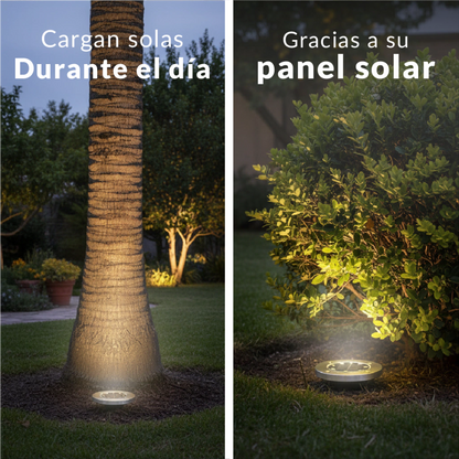 Disco Led Estaca ™Solar Powered x4u.