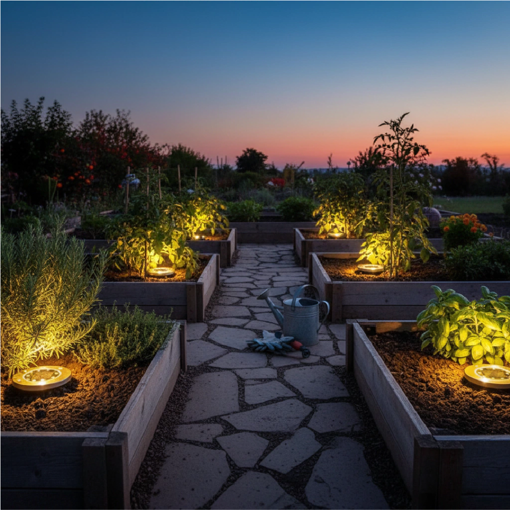 Disco Led Estaca ™Solar Powered x4u.