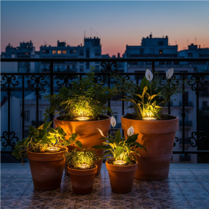 Disco Led Estaca ™Solar Powered x4u.