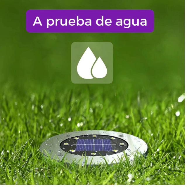 Disco Led Estaca ™Solar Powered x4u.