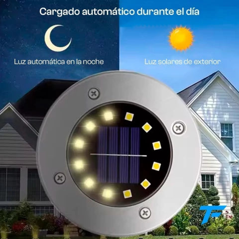 Disco Led Estaca ™Solar Powered x4u.